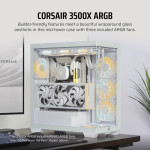 CORSAIR 3500X ARGB CASE WHITE