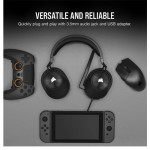 CORSAIR HS55 SURROUND V2 WIRED CARBON GAMING HEADSET